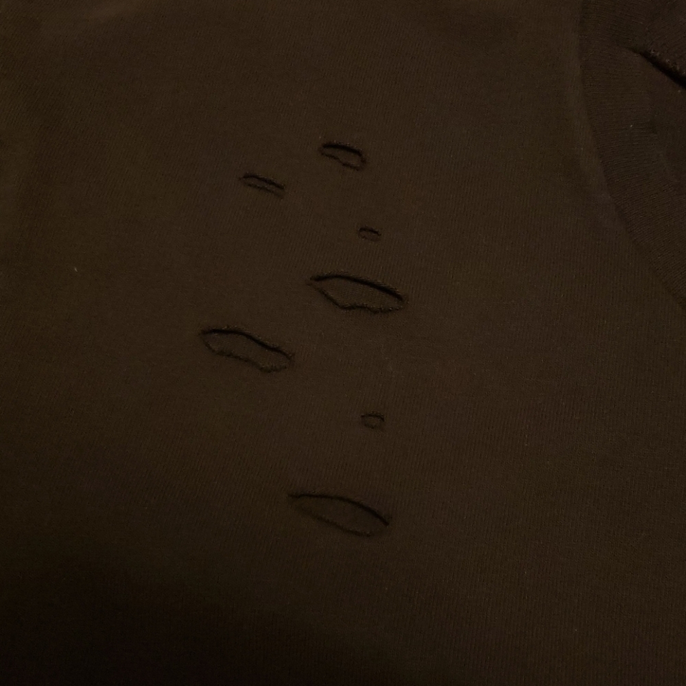Abound Black Distressed Midi XXL Nwot - Picture 3 of 8